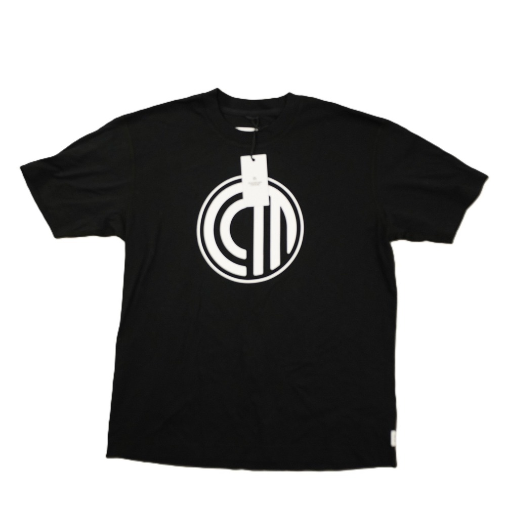 Reigning Champ Graphic T Shirt Black Men's Large Short Sleeve Streetwear RC-1311